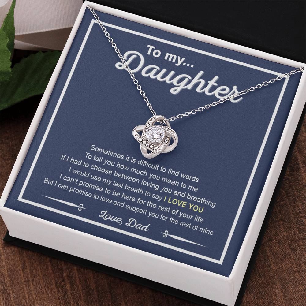 To My Daughter Necklace From Dad , To My Badass Daughter, Daughter Jewelry From Dad, Father Daughter Gift Necklace From Daddy, For My Daughters, To Daughter From Dad, Father Gifts From Daughter