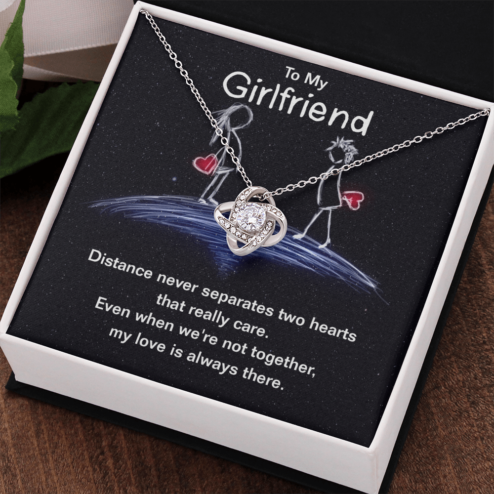 Boy And Girl Jewelry, To My Girlfriend Necklace From Boyfriend, Girlfriend Gift Necklace For Her On Christmas, Anniversary, Birthday, Special Day