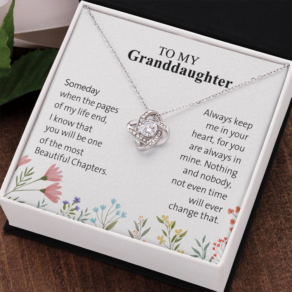 Granddaughter Gifts From Grandma - Granddaughter Necklace, Jewelry Keepsake Gifts For Granddaughter, Love Gift For Adults Or Girls On Birthday, Graduation, Wedding, Valentines, Mothers Day Christmas
