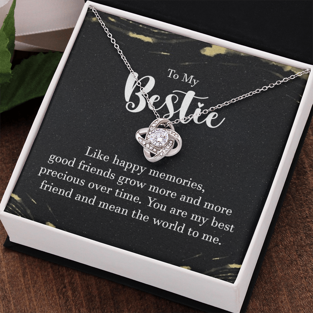 To My Bestie Necklace Gift For Her On Christmas You Are My BFF Jewelry Gift Idea