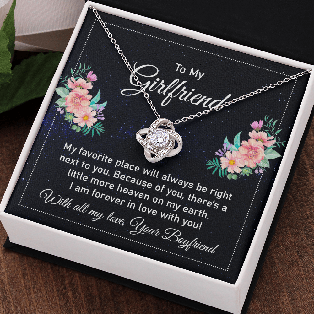 Boyfriend And Girlfriend Gift Jewelry, To My Girlfriend Necklace From Boyfriend