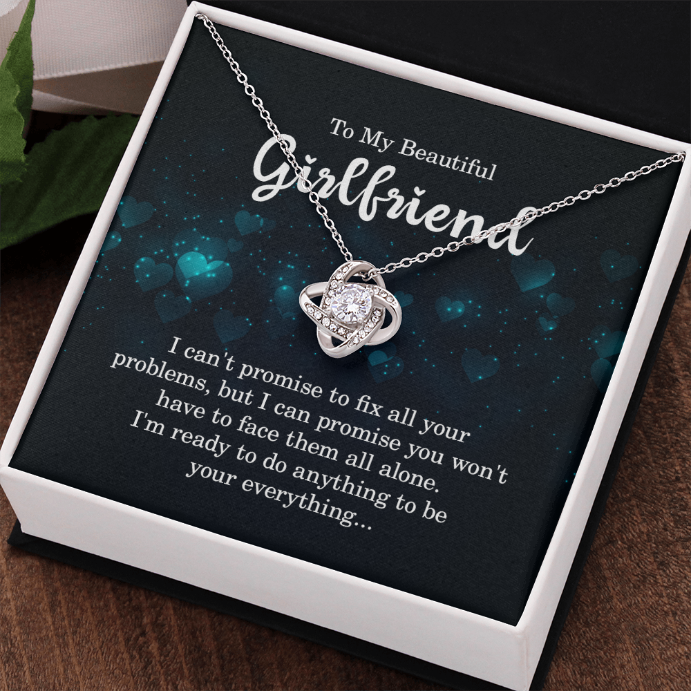 To My Beautiful Girlfriend Necklace From Boyfriend, Men Girlfriend Gift Necklace