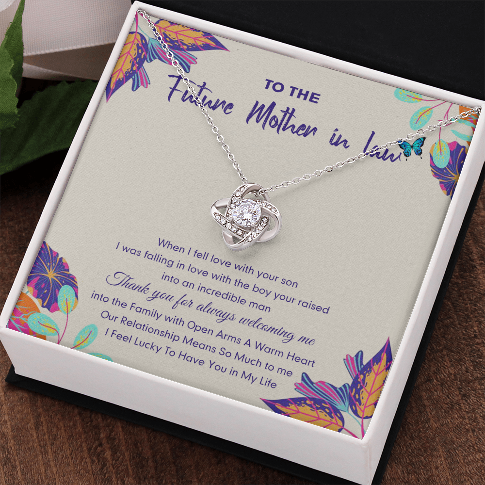 Future Mother In Law Gift Necklace, To The Future Mother In Law Necklace From Daughter In Law, Personalized Necklace Gift For Mom, Happy Mother's Day Necklace Gift, Jewelry Gift For Mother In Law
