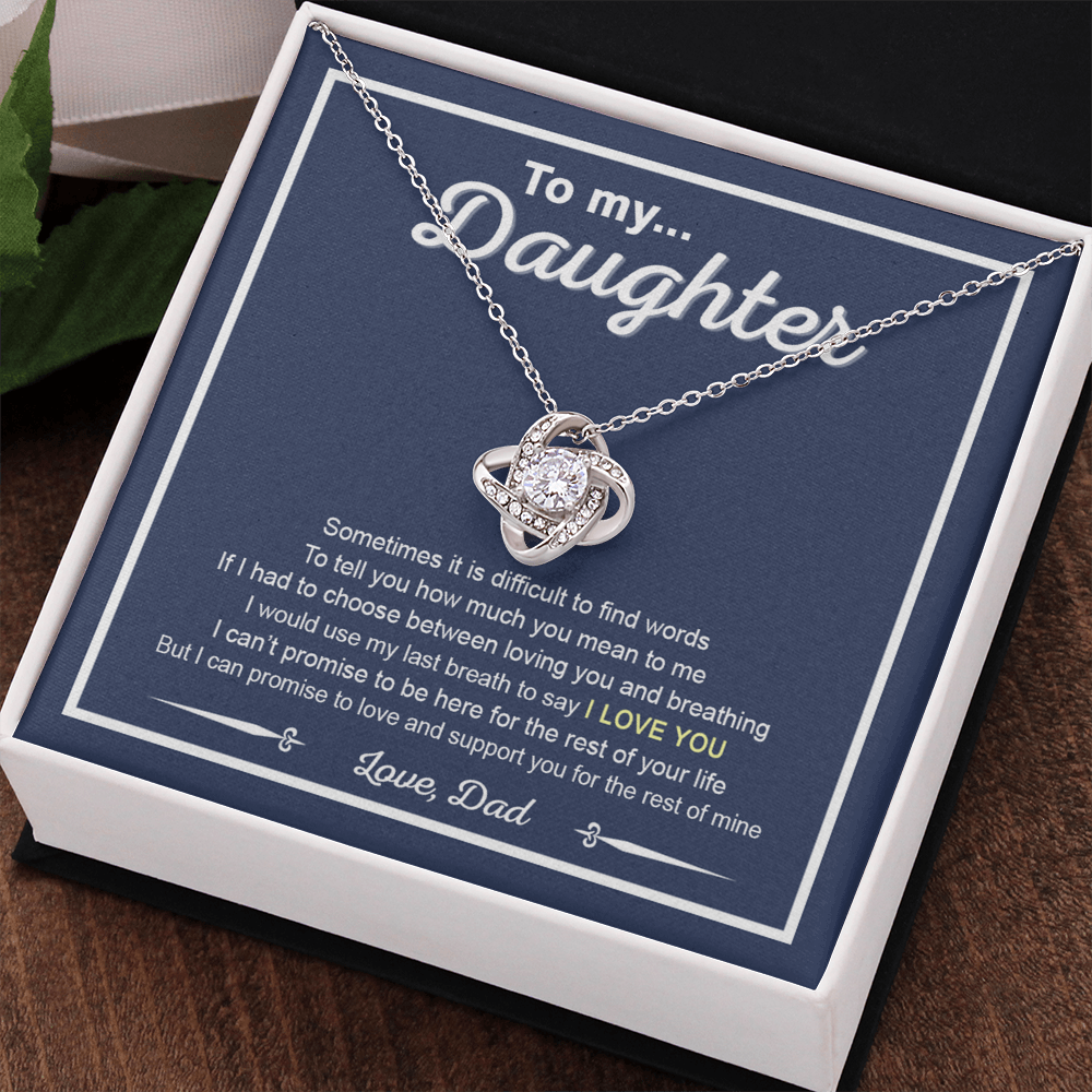 To My Daughter Necklace From Dad , To My Badass Daughter, Daughter Jewelry From Dad, Father Daughter Gift Necklace From Daddy, For My Daughters, To Daughter From Dad, Father Gifts From Daughter