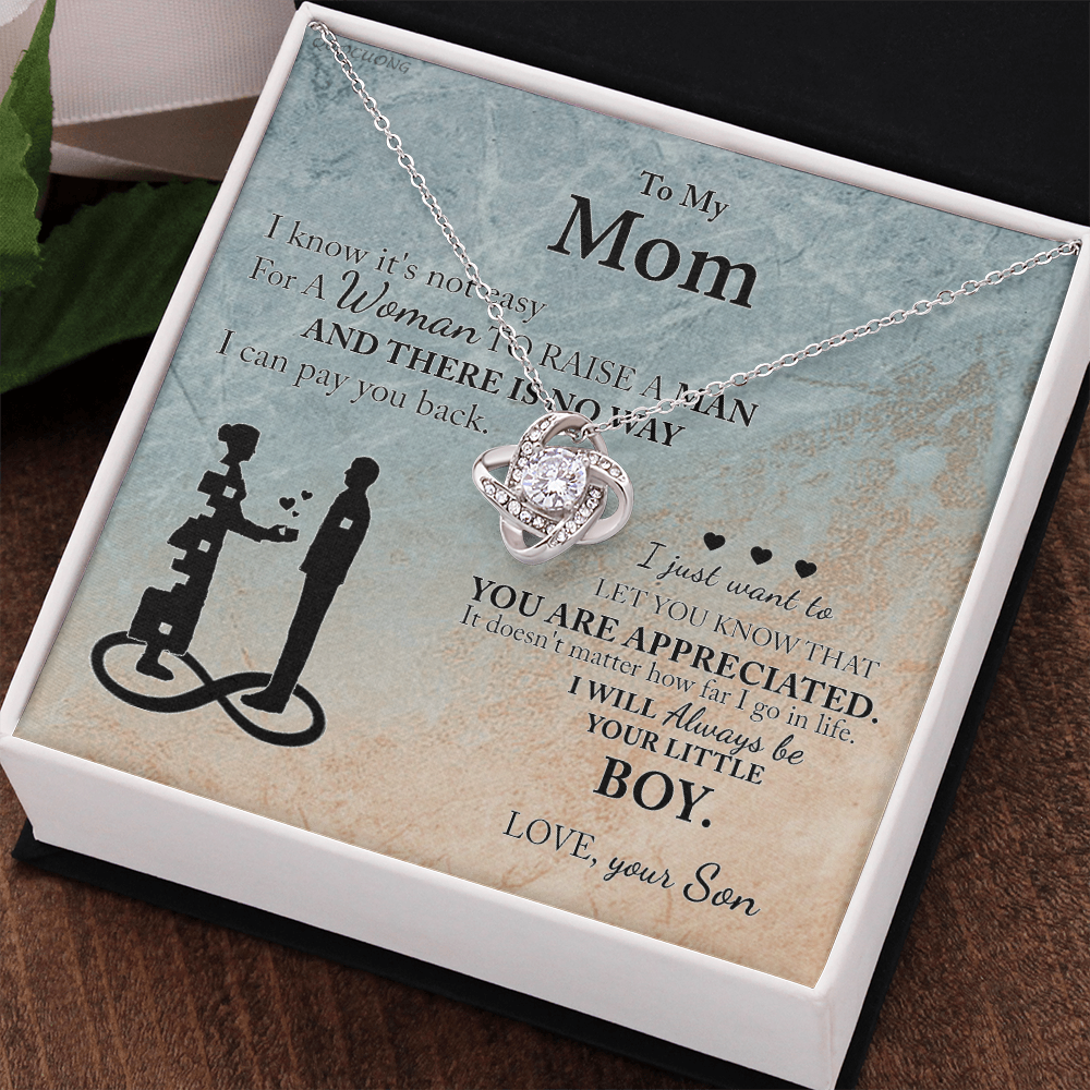 Mom Gift From Son To Mother Necklace Thoughtful Birthday Gift Sentimental