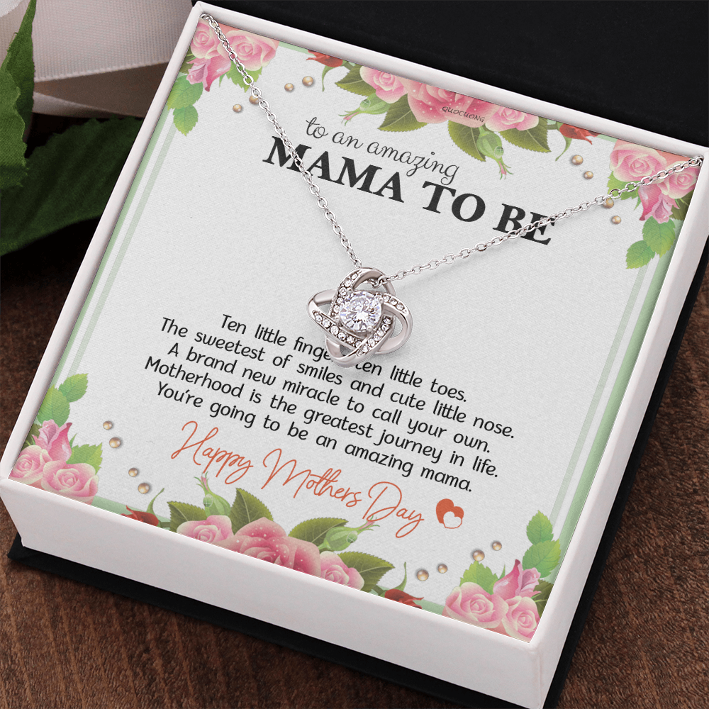 Mama To Be Necklace Best Gift for Expecting Wife Daughter Happy Mother's Day