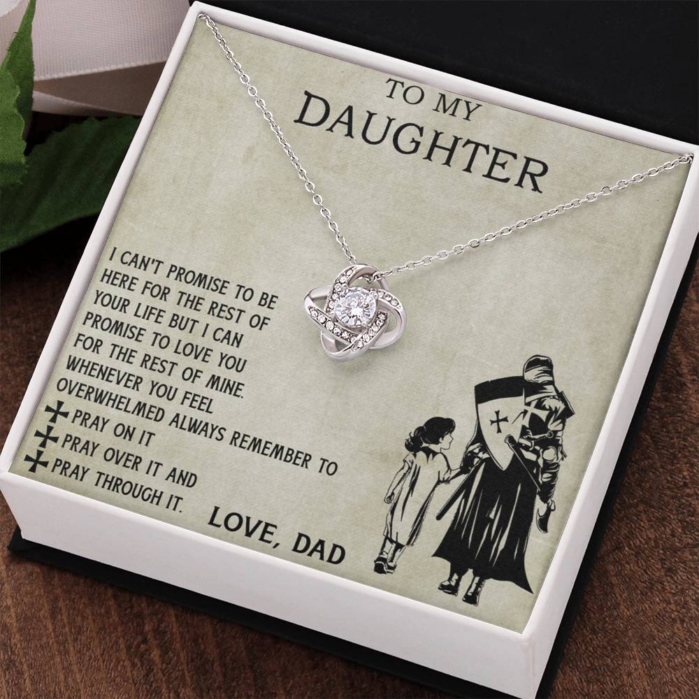 To My Daughter Necklace From Viking Dad, To My Beautiful Daughter Whenever You Feel Overwhelmed Jewelry Gift On Birthday, Christmas, Xmas with Message Card and Gift Box Jewelry For Girls