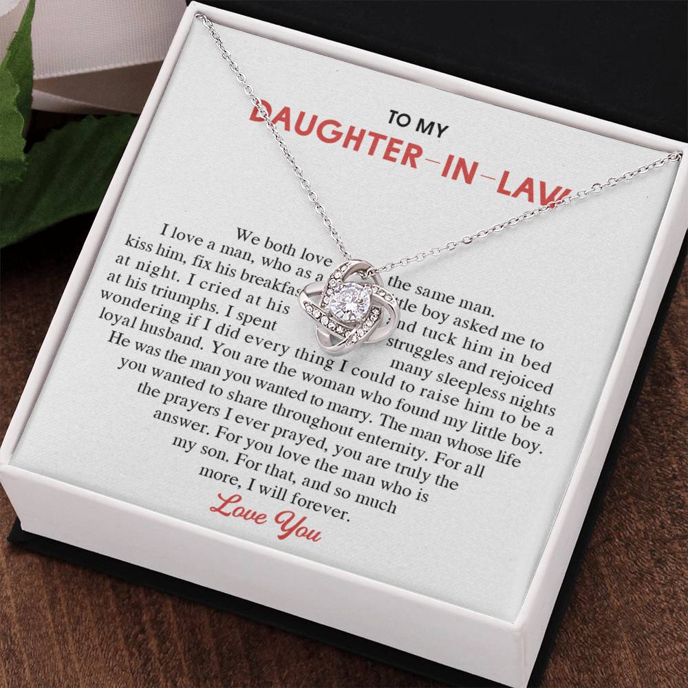 To My Daughter-In-Law Gift Necklace From Mom On Wedding Gift, Jewelry From Mother-In-Law Gift For Bride, Necklace Gift for , Birthday, Anniversary Graduation Gift Jewelry Gifts For Daughter In Law