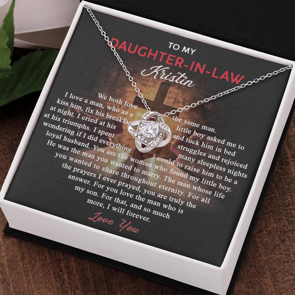 To My Daughter-In-Law Gifts Necklace From Mother In Law, Daughter In Law Wedding Gift, Best Daughter In Law, Mother To Daughter Gifts Necklaces, To My Future Mother In Law Necklace For Daughter