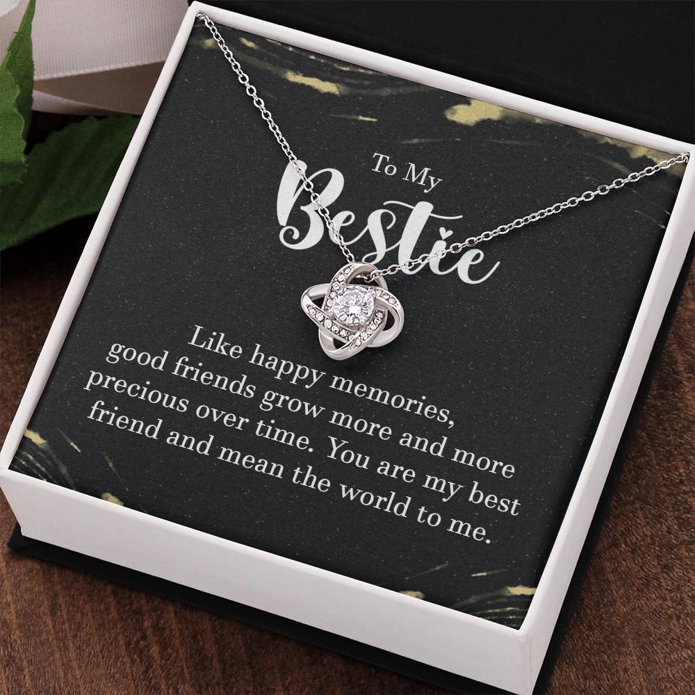 To My Bestie Necklace Gift For Her On Christmas You Are My BFF Jewelry Gift Idea