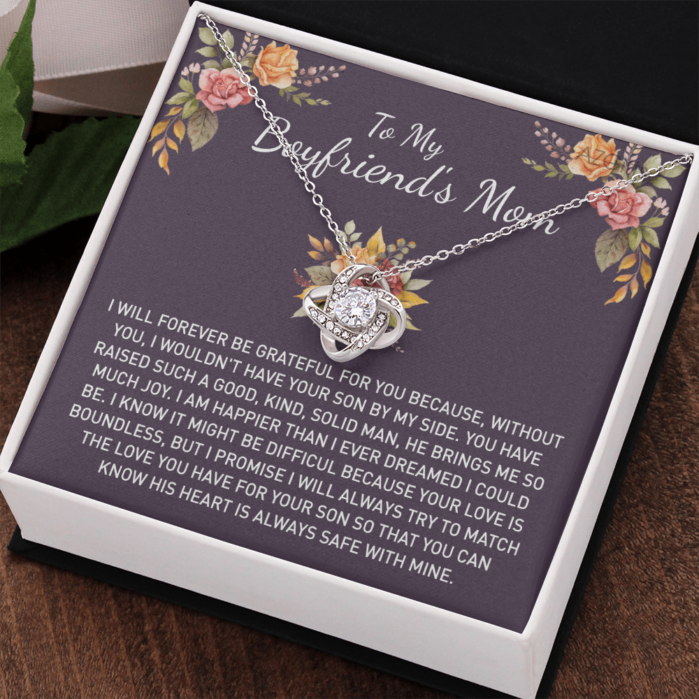 To My Boyfriends Mom Necklace From Girlfriends, Gift Necklace For Boyfriends Mom Gift Necklace, Mother's Day Necklace Gift for Bf Mom, Mothers Day Necklace For Boyfriends Mom From Girlfriend