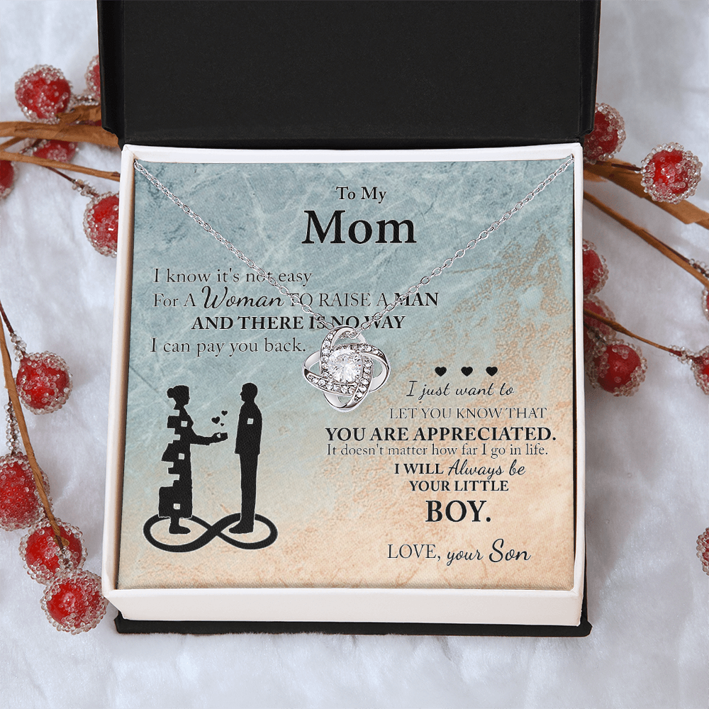 Mom Gift From Son To Mother Necklace Thoughtful Birthday Gift Sentimental