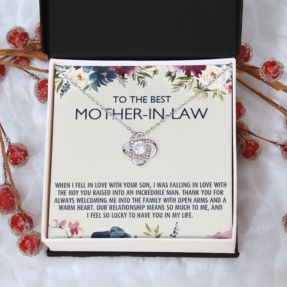 To My Mother-In-Law Gift Mothers Day Gift Necklace Mother-In-Law Gifts Jewelry