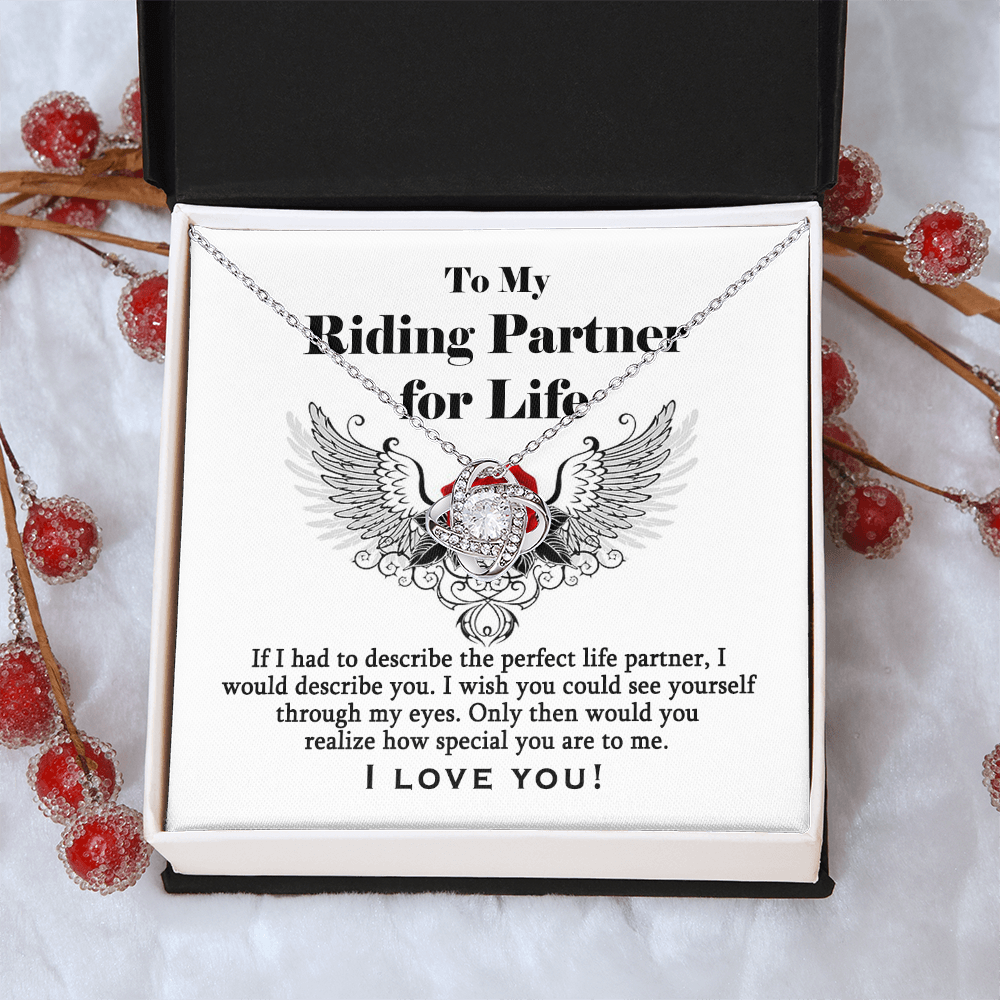 To My Riding Partner for Life Necklace From Husband, I Love You Gift Necklace Girlfriend, My Wife Gift Necklace My Wife, Gift for Her Luxury Jewelry Necklaces styles On Birthday, Xmas, Anniversary