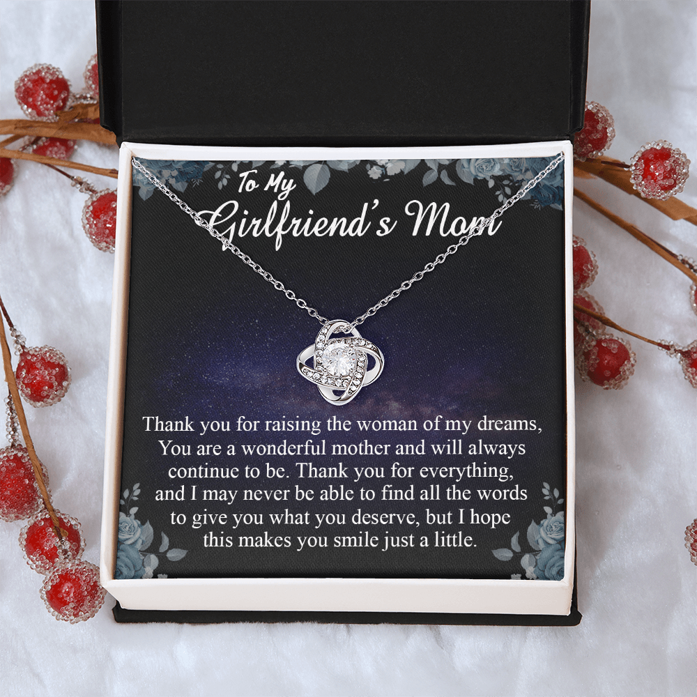 To My Girlfriends Mom Gift Mother's Day Gift for Girlfriend's Mom Necklace Gift On Christmas, Anniversary, Birthday Gifts