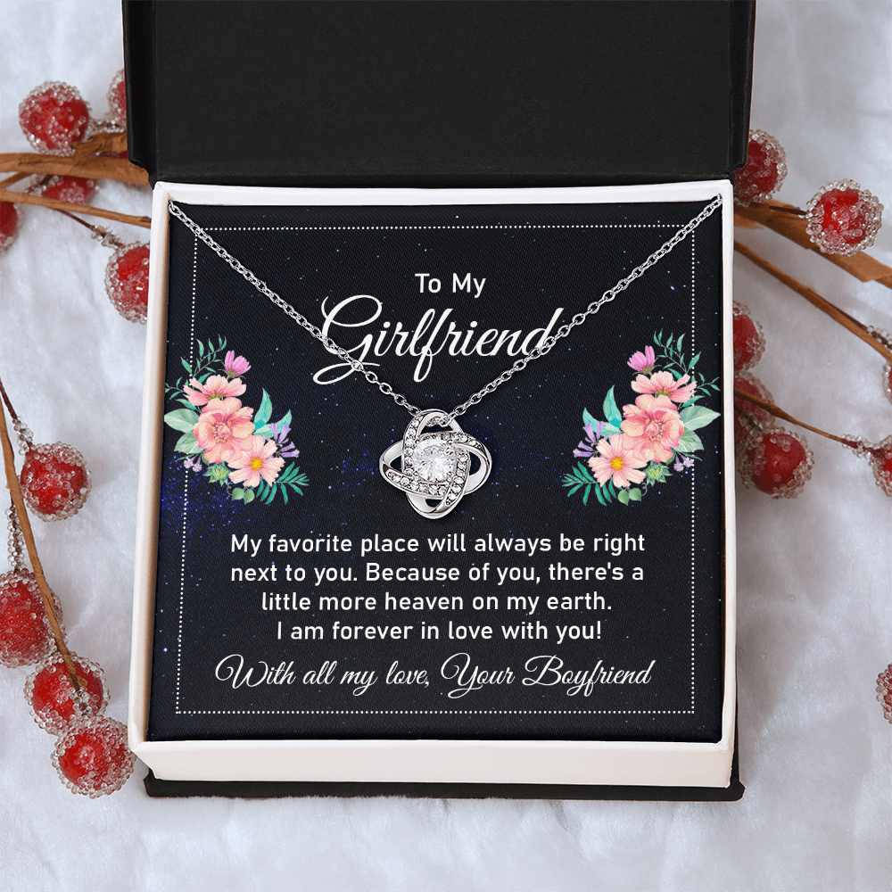 Boyfriend And Girlfriend Gift Jewelry, To My Girlfriend Necklace From Boyfriend
