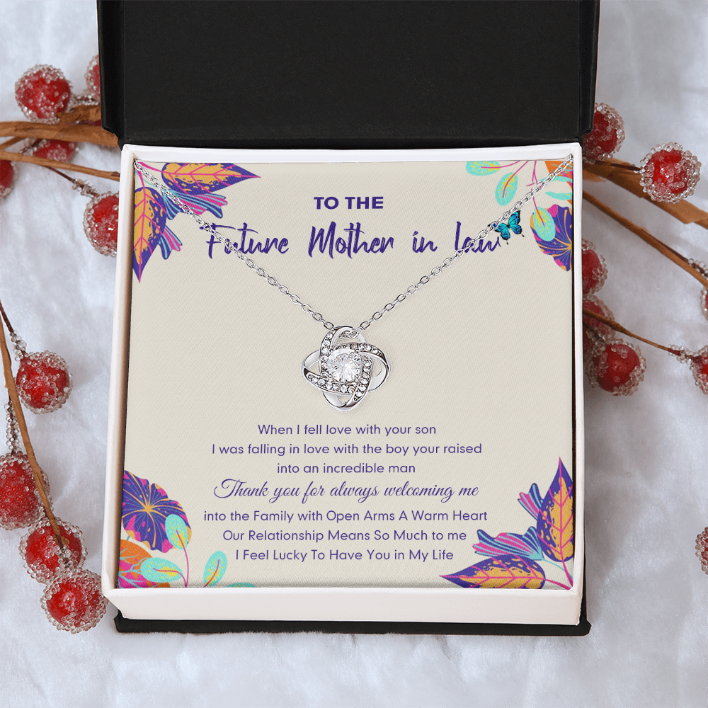 Future Mother In Law Gift Necklace, To The Future Mother In Law Necklace From Daughter In Law, Personalized Necklace Gift For Mom, Happy Mother's Day Necklace Gift, Jewelry Gift For Mother In Law