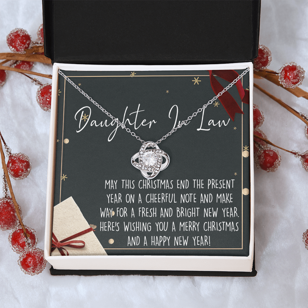 Christmas Jewelry for Girls Daughter in Law Gift Necklace, Daughter in Law Jewelry, Xmas Holiday Gift for Daughter in Law, Son's Gift, Daughter in Law Gift, Necklace From Daughter In Law