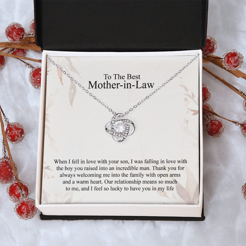 Mother In Law Gift Necklace, To The Best Mother In Law Necklace From Daughter In Law, Personalized Necklace Gift For Mom, Happy Mother's Day Necklace Gift For Mom, Jewelry Gift For Mother In Law
