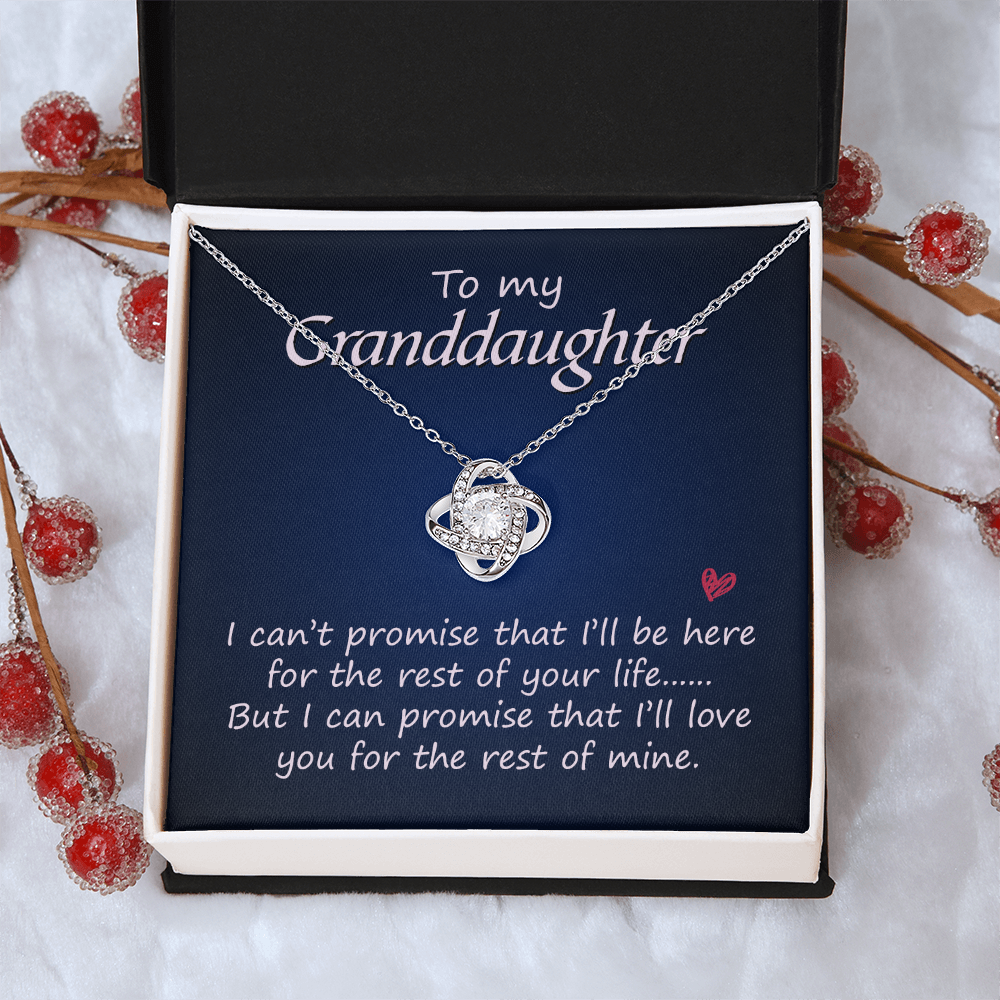 To my granddaughter Necklace For Grandma Nana, Grandma Jewelry Gift For Women From Grandchildren GrandKids