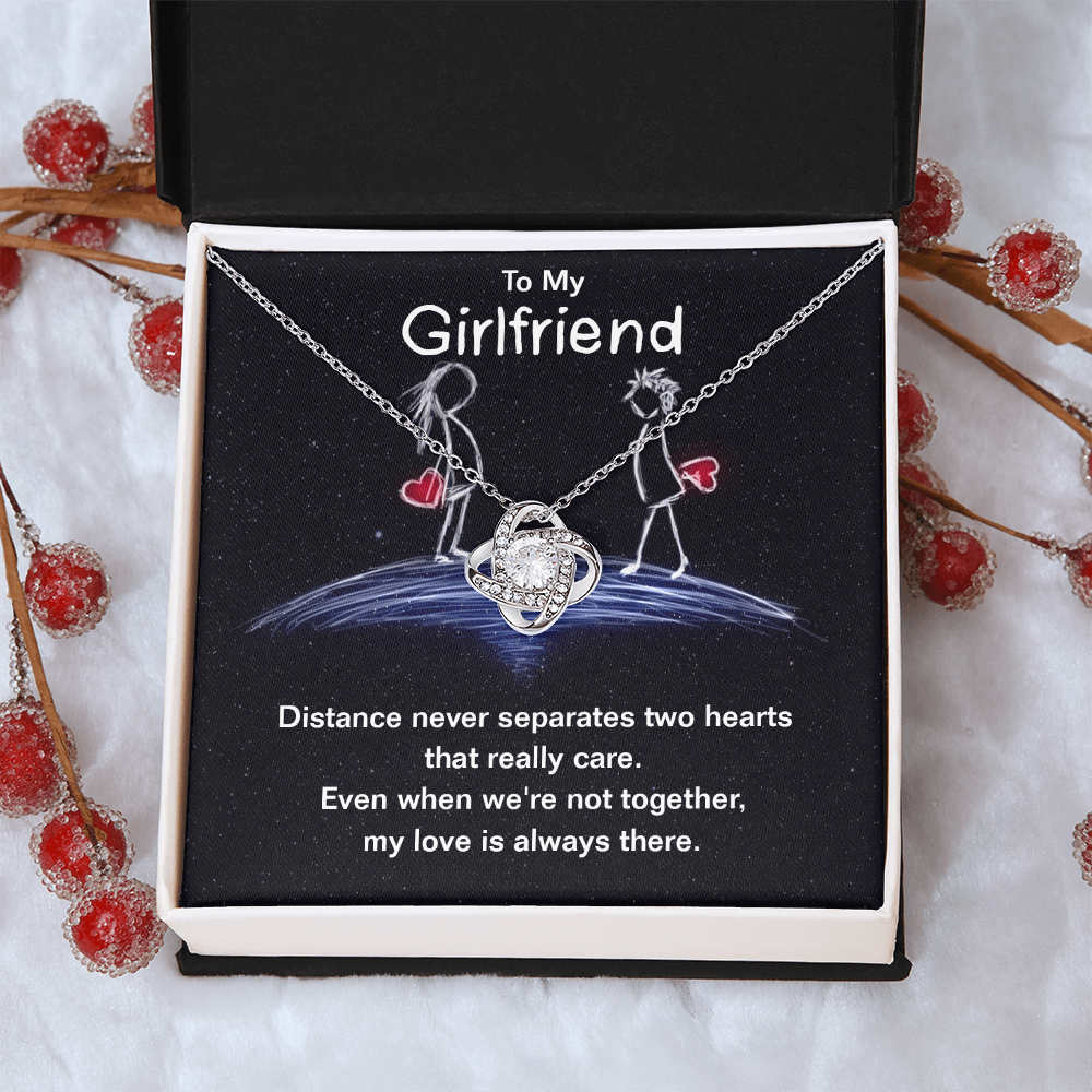 Boy And Girl Jewelry, To My Girlfriend Necklace From Boyfriend, Girlfriend Gift Necklace For Her On Christmas, Anniversary, Birthday, Special Day