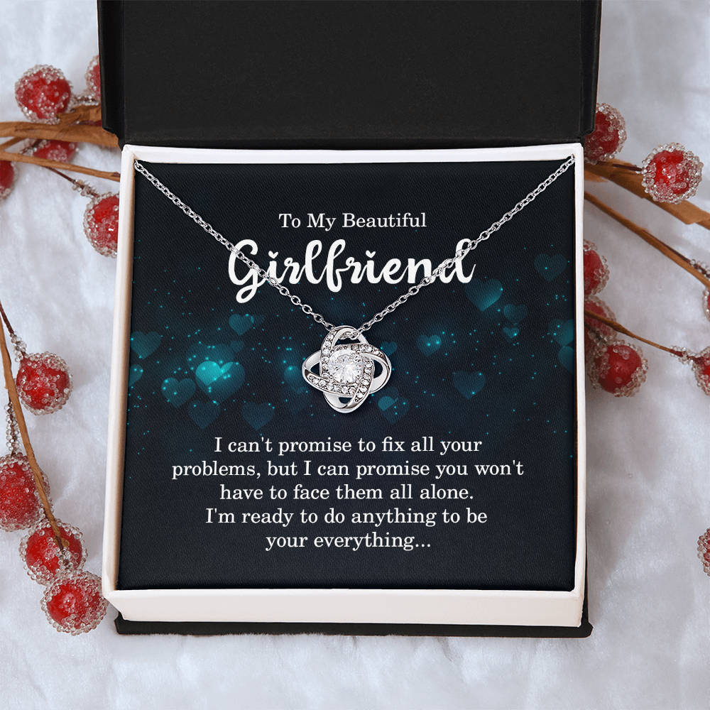 To My Beautiful Girlfriend Necklace From Boyfriend, Men Girlfriend Gift Necklace