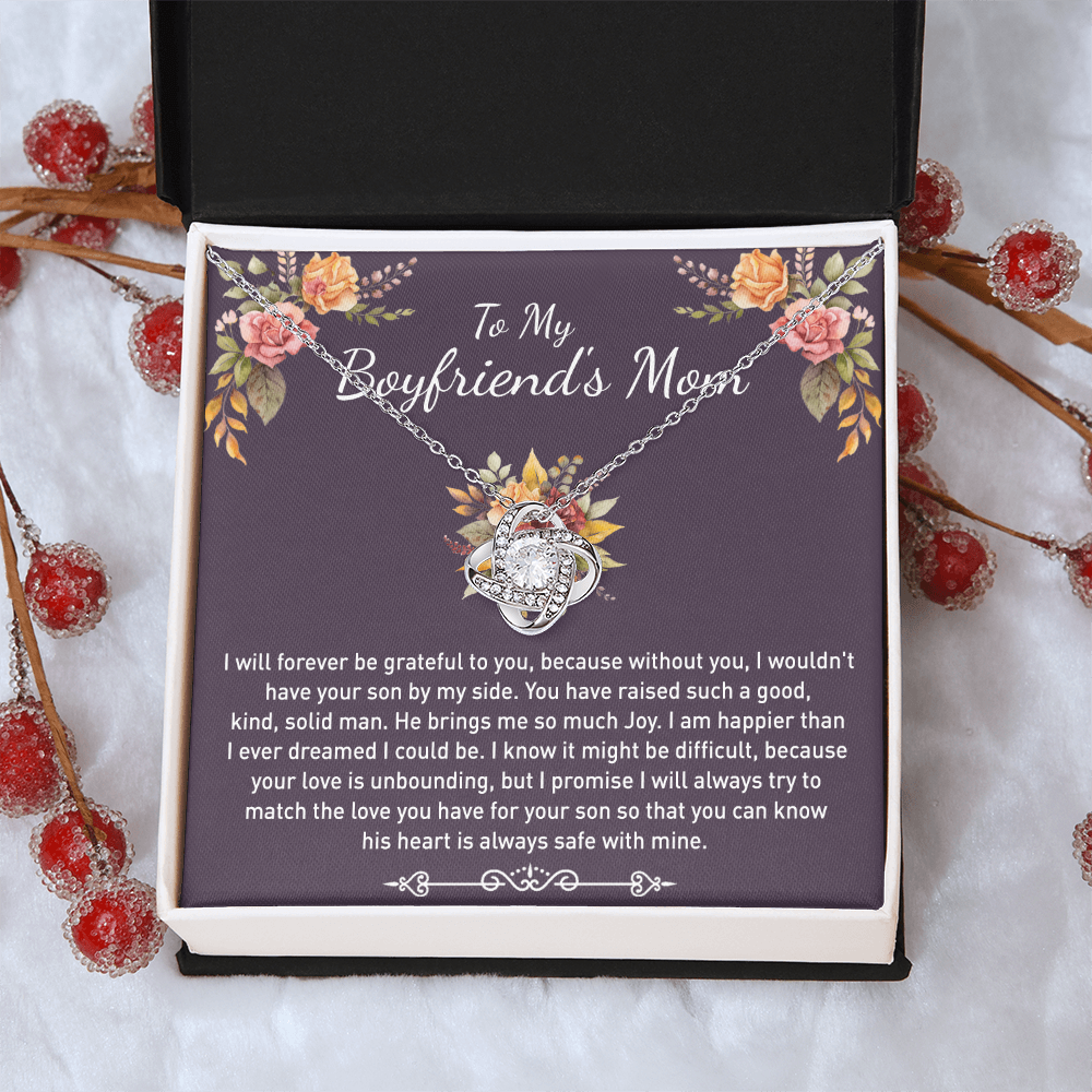 Gift Necklace For Boyfriend's Mom, Boyfriend Mom Gift Necklace, To My Boyfriends Mom's Gift, Mother's Day Gift For Boyfriends Mom, Boyfriend Mom Necklace From Girlfriend, To My Mother In Law Gift