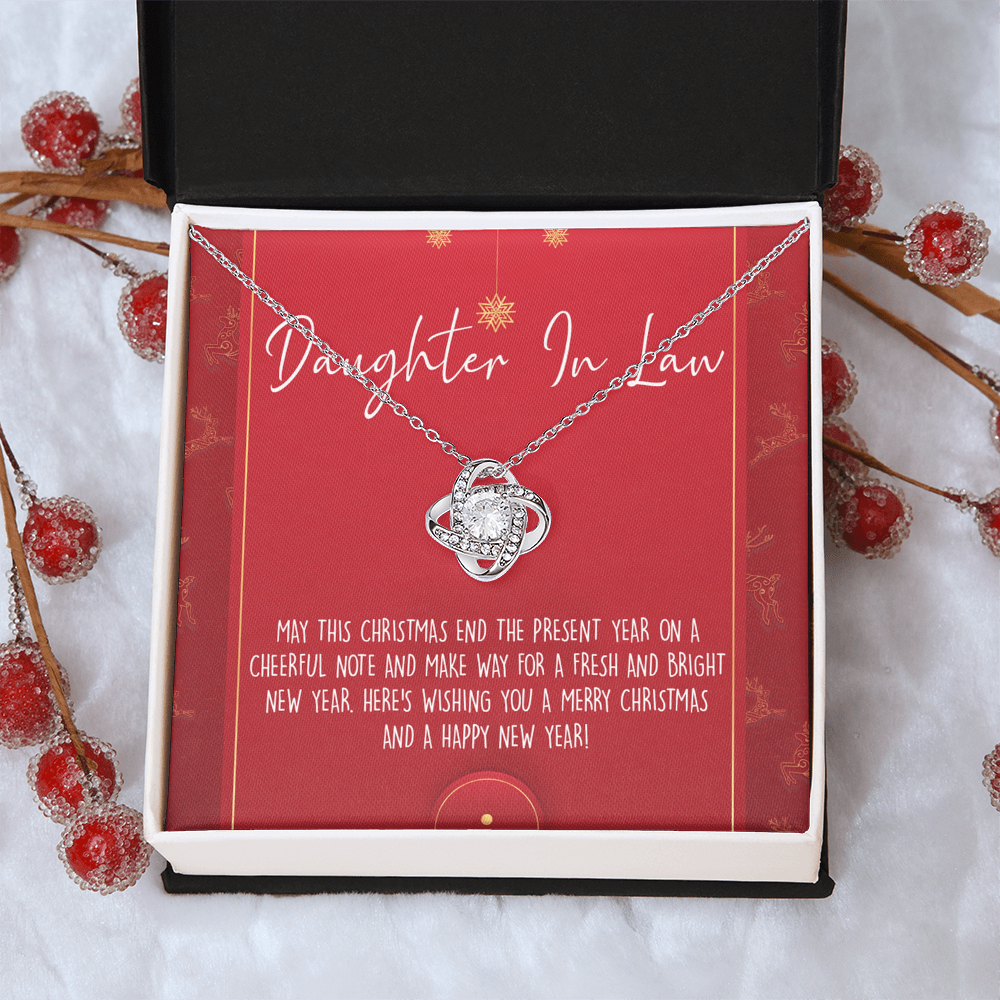 Christmas Necklace for Daughter in Law Gift Necklace, Daughter in Law Jewelry, Graduation Gift for Daughter in Law, Gift from Mother in Law, Daughter in Law Xmas Holiday Gift From In Law