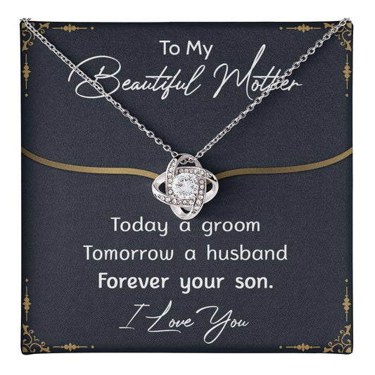 To My Beautiful Mother Necklace, Alluring Beauty Necklace, Mother's Day Gifts