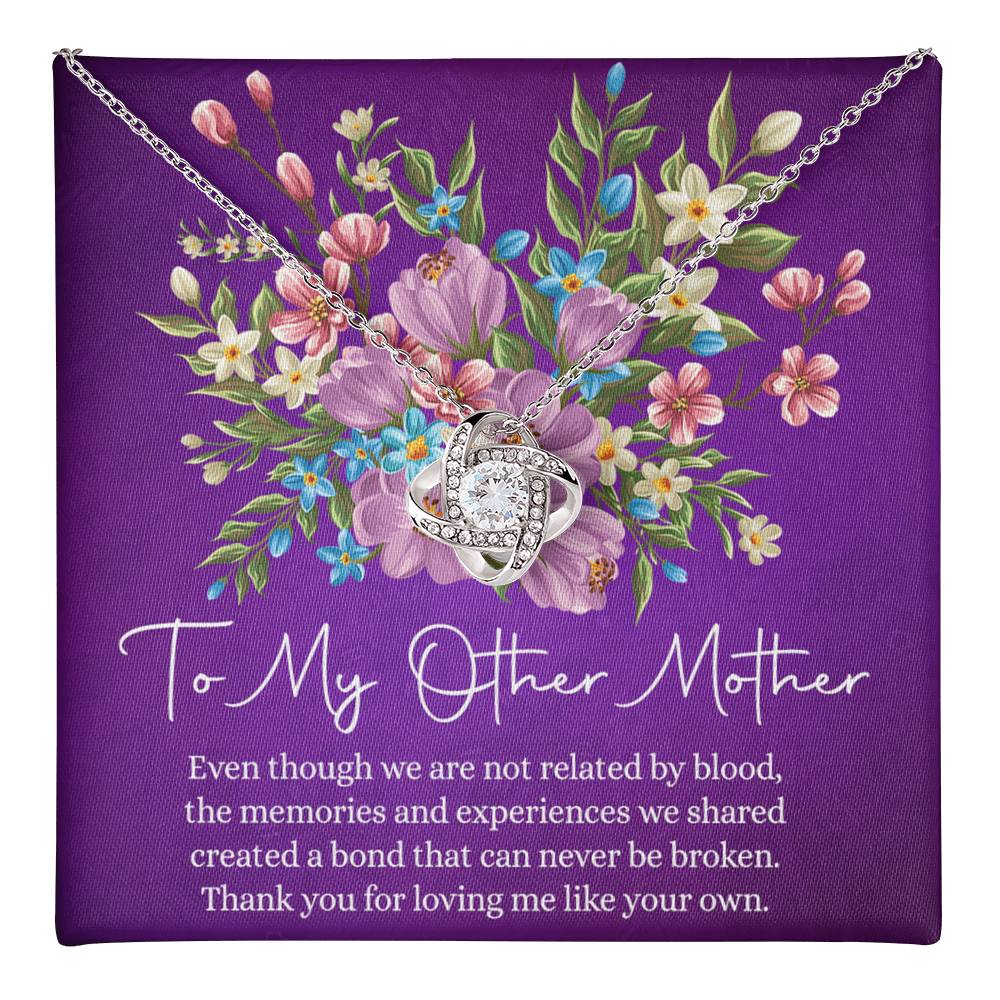 Mother Necklace, To My Other Mother Love Knot Necklace Gift From Daughter, Mother And Daughter Gift Necklace Personalized Gift Necklace For Mom, Thank You Pendant, Love Knot Necklace Gift For Women Love Knot Necklace 6323