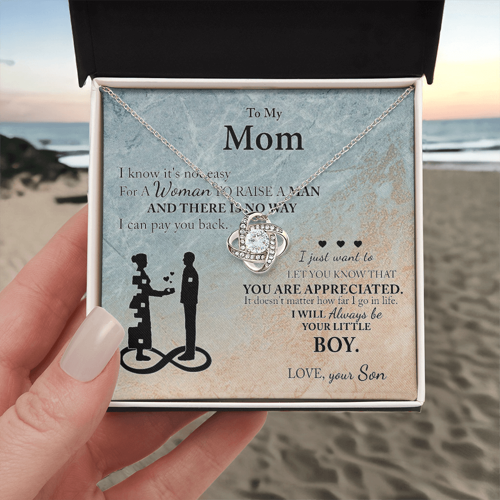 Mom Gift From Son To Mother Necklace Thoughtful Birthday Gift Sentimental
