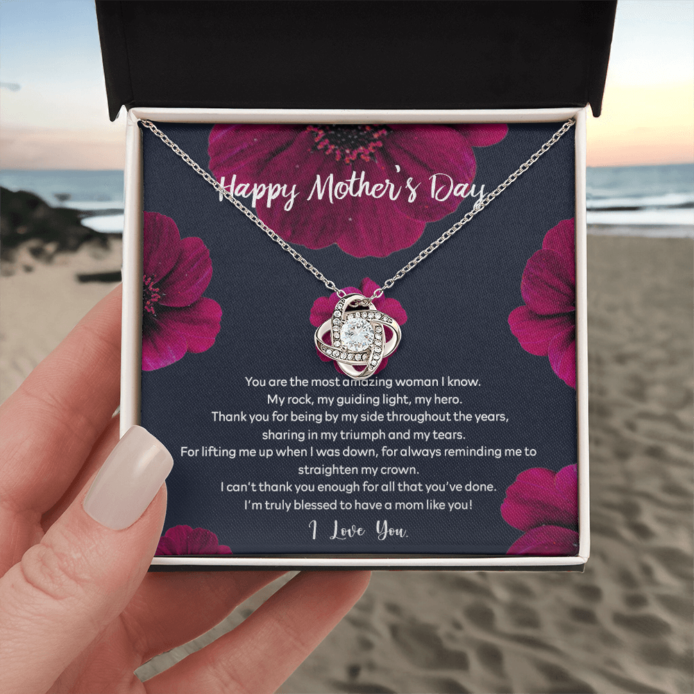 Happy Mother's Day Necklace Gift, To My Mom Necklace From Daughter, You Are The Most Amazing Woman Necklace Gift For Mom, Mother's day Necklace Gift For Mom, Thank You For All Mother Gift Necklace