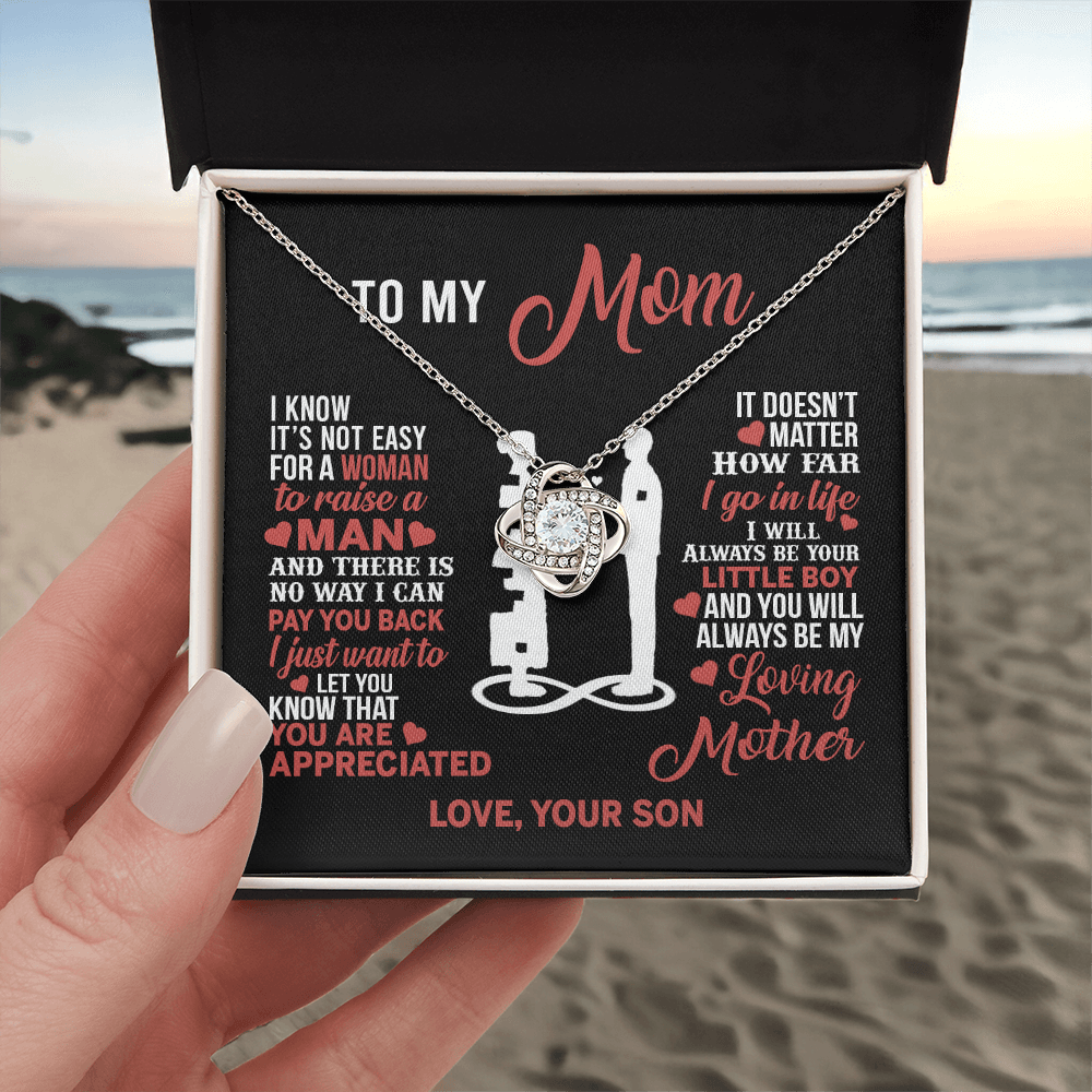 Mom Necklace Mothers Day Gift From Son To My Mom Forevere Love Necklace Gift Mom