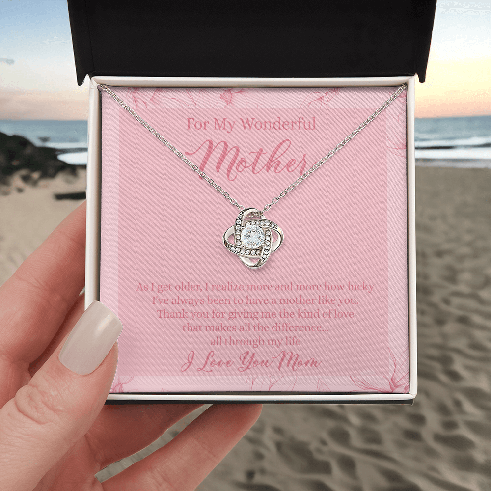 To My Mom Necklace From Son, My Wonderful Mother And Son Necklace Gift For Mom, Jewelry For Women, Wonderful Mom Gift Necklace, Gifts for Mom on Birthday Mother's Day Wedding Valentine Christmas