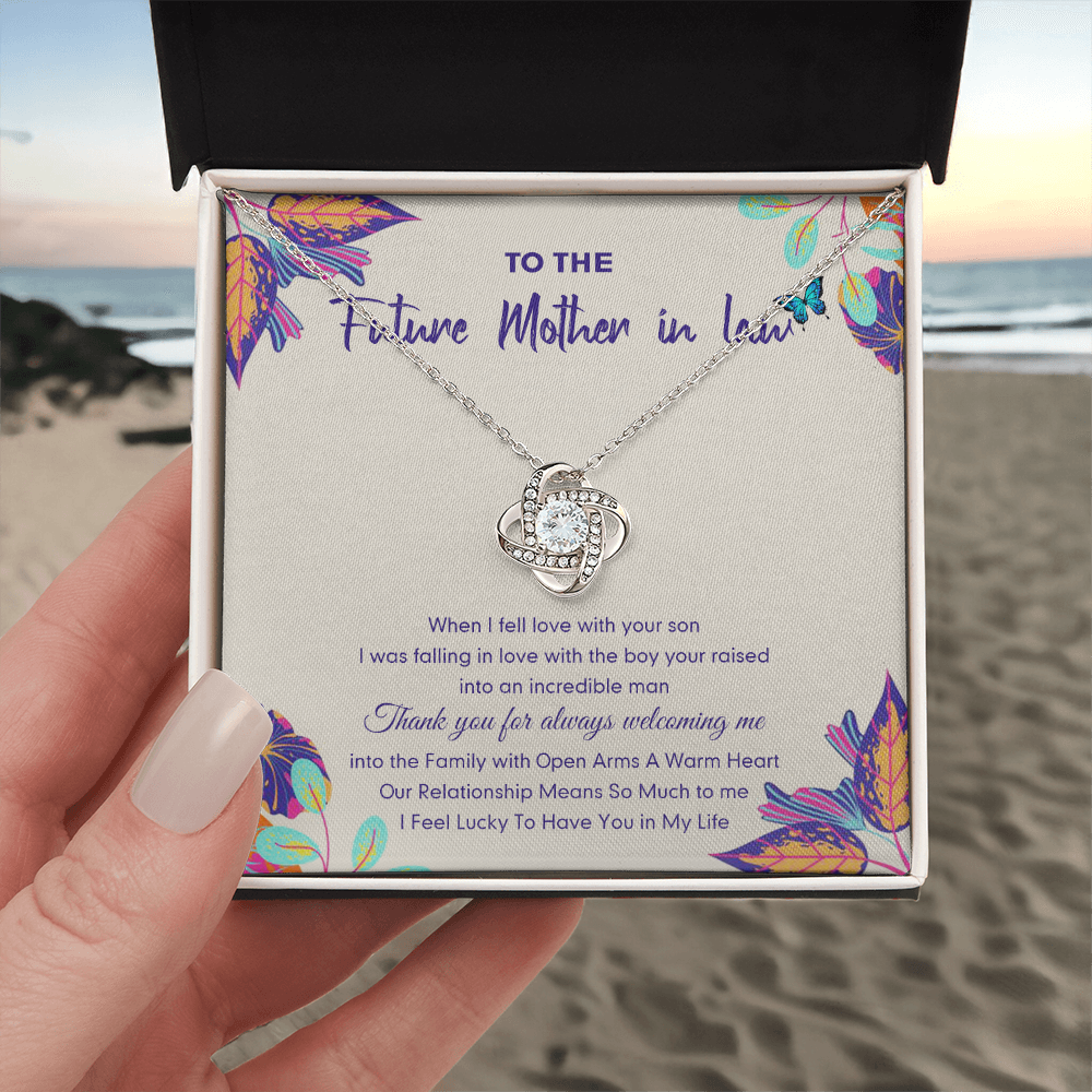 Future Mother In Law Gift Necklace, To The Future Mother In Law Necklace From Daughter In Law, Personalized Necklace Gift For Mom, Happy Mother's Day Necklace Gift, Jewelry Gift For Mother In Law