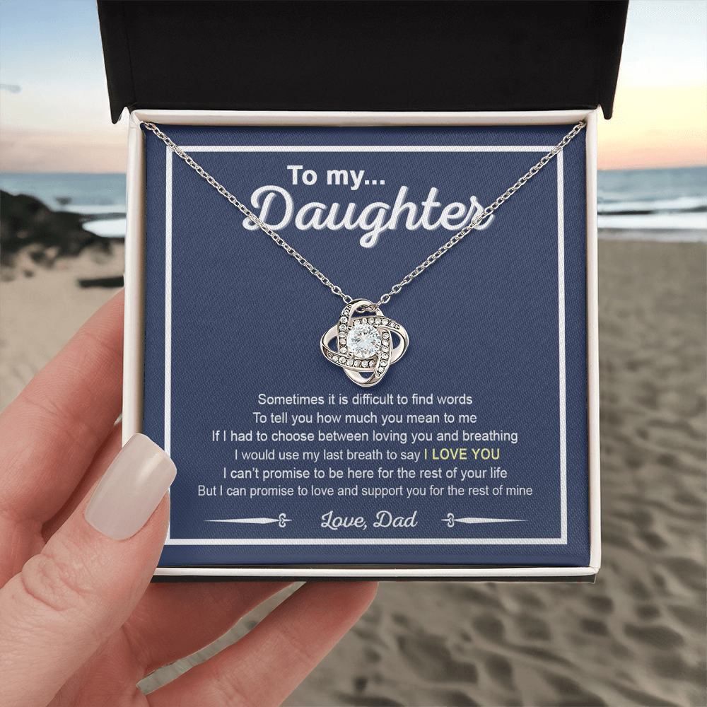 To My Daughter Necklace From Dad , To My Badass Daughter, Daughter Jewelry From Dad, Father Daughter Gift Necklace From Daddy, For My Daughters, To Daughter From Dad, Father Gifts From Daughter