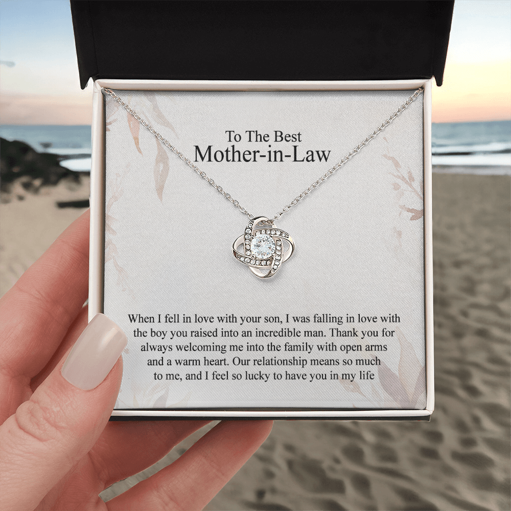 Mother In Law Gift Necklace, To The Best Mother In Law Necklace From Daughter In Law, Personalized Necklace Gift For Mom, Happy Mother's Day Necklace Gift For Mom, Jewelry Gift For Mother In Law