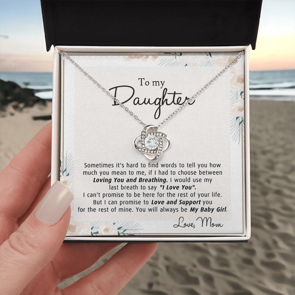 Gift Necklace For Daughter from Mom, Mother And Daughter Necklace Pendant Jewelry Gift for Girls Daughter Graduation Gift from Mother To My Daughter Necklace Gift Unique Grown Up Daughter