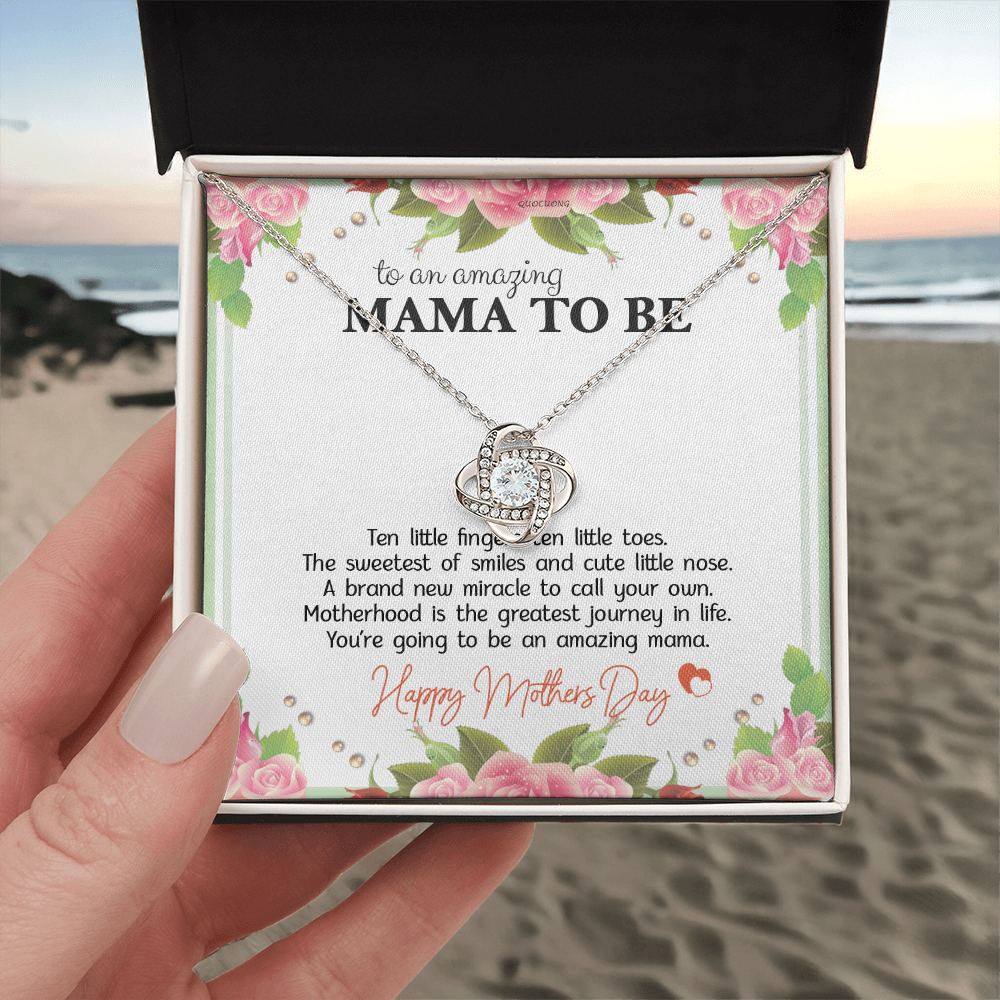 Mama To Be Necklace Best Gift for Expecting Wife Daughter Happy Mother's Day