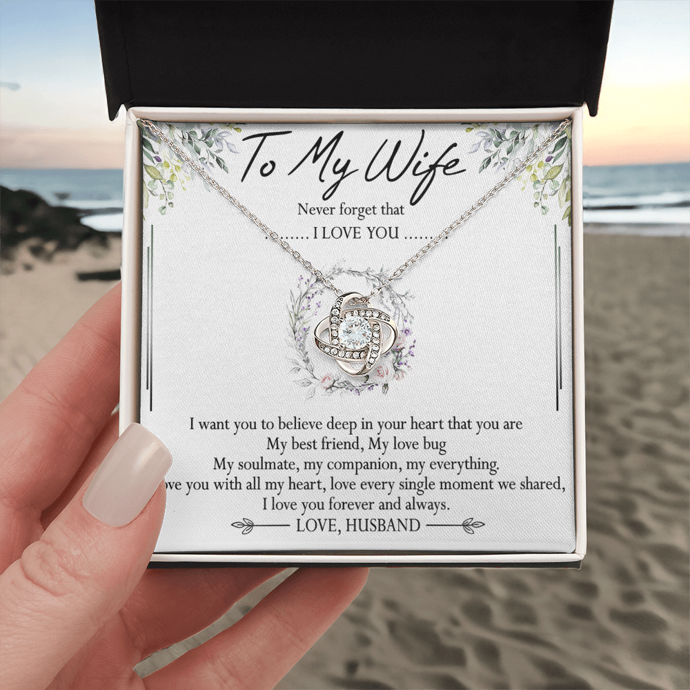 To My Wife Necklace, Necklace For Wife From Husband, To My Soulmate Necklace For Women, Soulmate Jewelry For Wife Beautiful Soulmate Gifts For Her Girlfriend Necklace Future Wife Gift Necklace