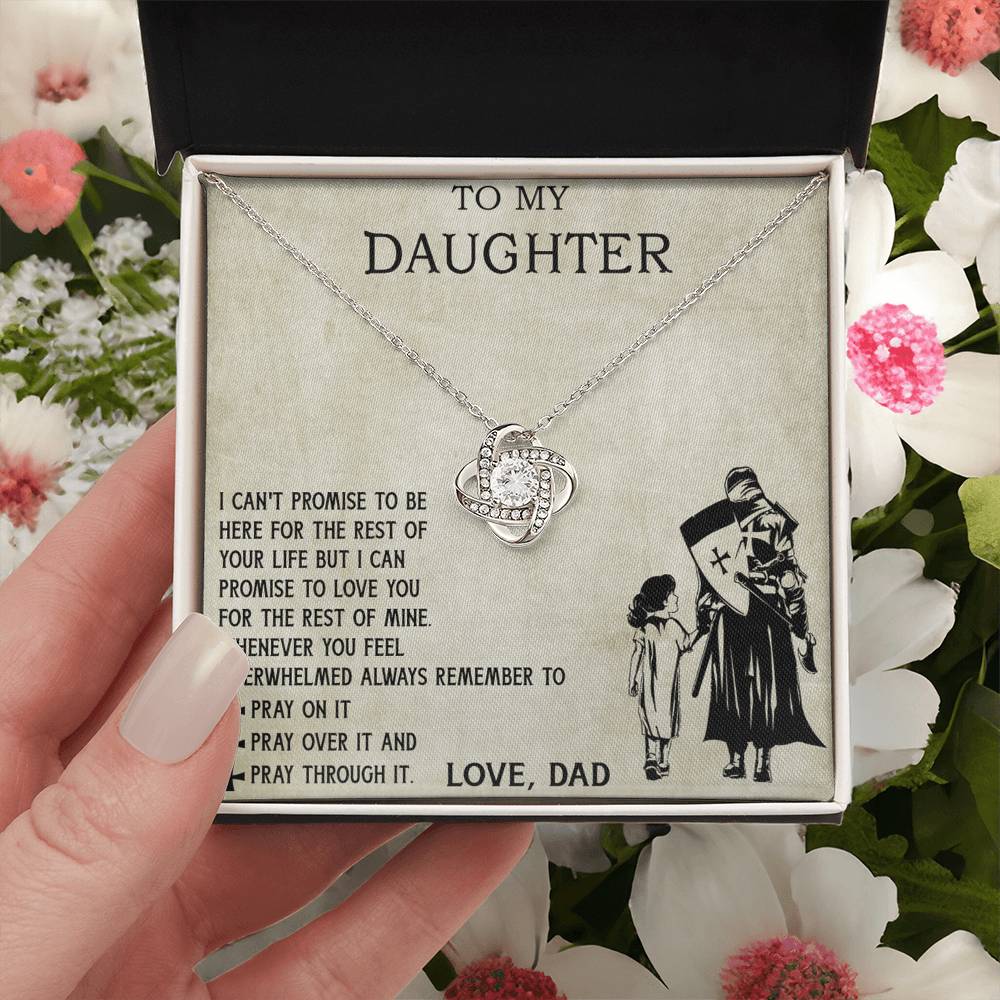 To My Daughter Necklace From Viking Dad, To My Beautiful Daughter Whenever You Feel Overwhelmed Jewelry Gift On Birthday, Christmas, Xmas with Message Card and Gift Box Jewelry For Girls