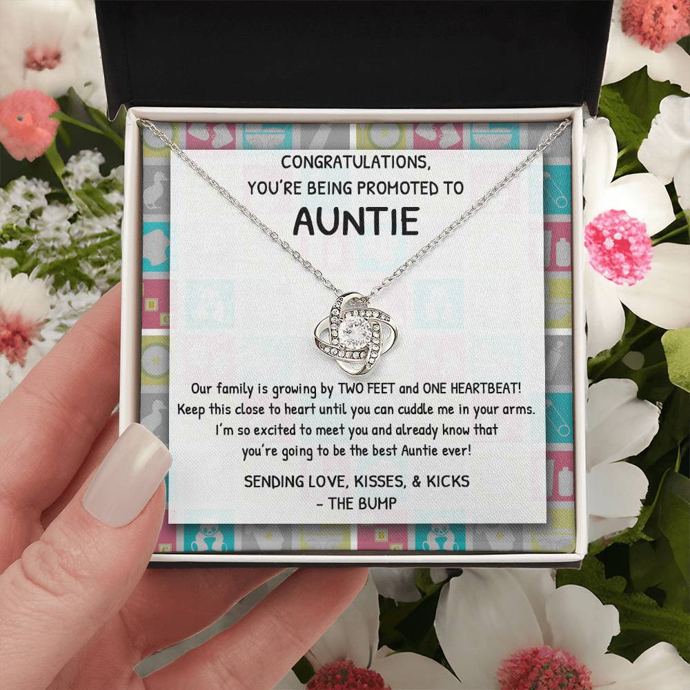 To My Soon To Be Aunt Gift Necklace, Aunt to Be Announcement from Baby Bump, Soon to Be First Time Aunt, Congratulations Gift Necklace, New Aunt Gift Necklace, Gift for Sister Jewelry For Women
