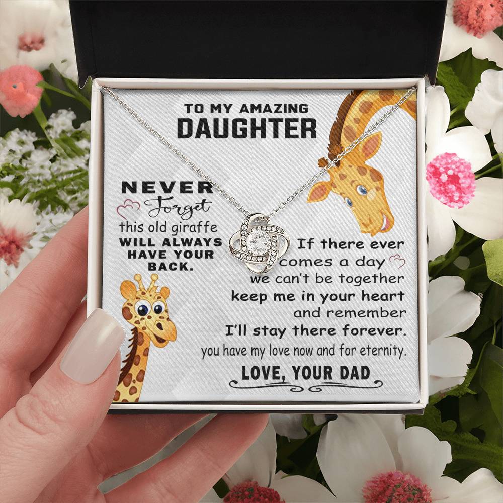 Daughter Gift Necklace From Mom - Mother Daughter Necklace, Birthday Gifts For Daughter, Mothers Day For Daughters From Mothers, To My Daughter Necklace From Mom, Graduation Gift For Daughter