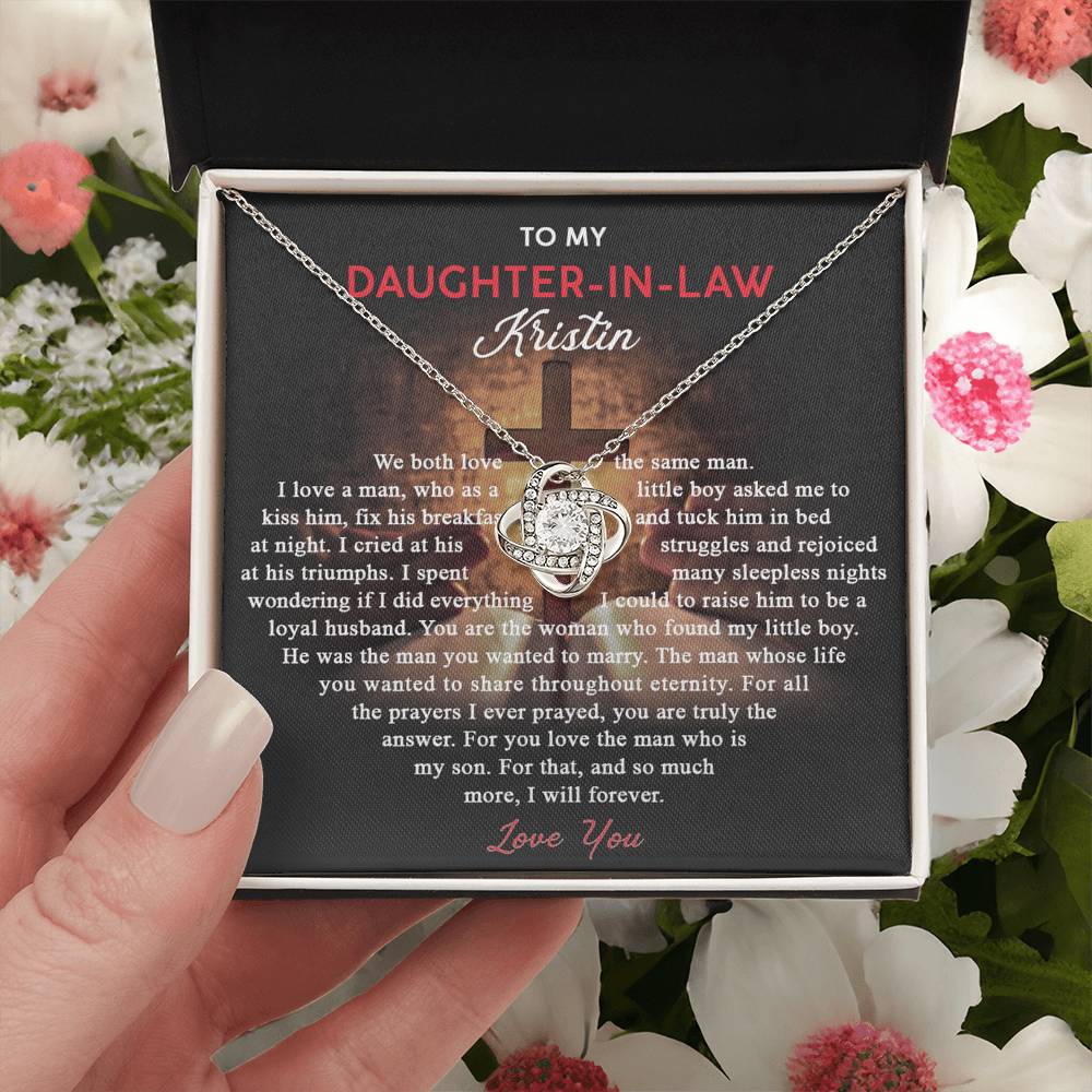 To My Daughter-In-Law Gifts Necklace From Mother In Law, Daughter In Law Wedding Gift, Best Daughter In Law, Mother To Daughter Gifts Necklaces, To My Future Mother In Law Necklace For Daughter