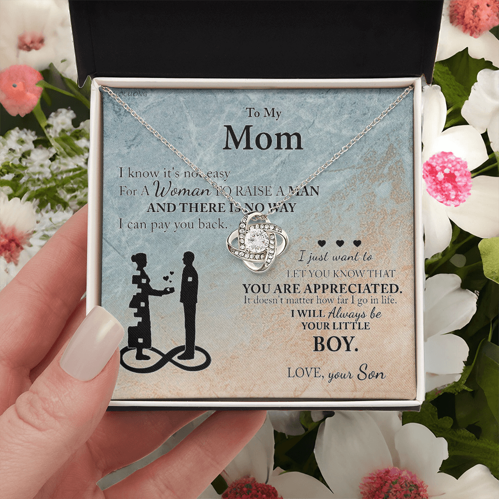 Mom Gift From Son To Mother Necklace Thoughtful Birthday Gift Sentimental