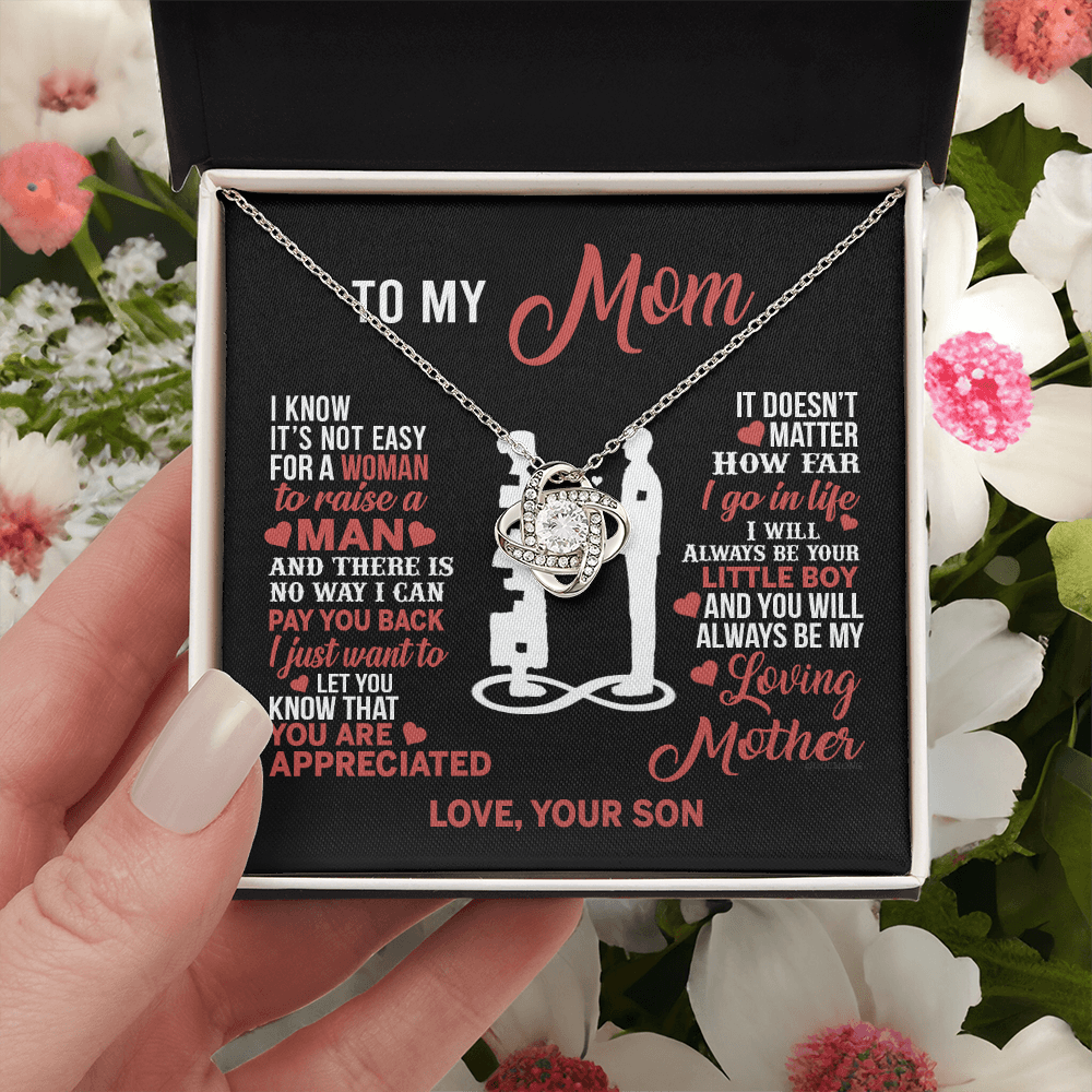 Mom Necklace Mothers Day Gift From Son To My Mom Forevere Love Necklace Gift Mom