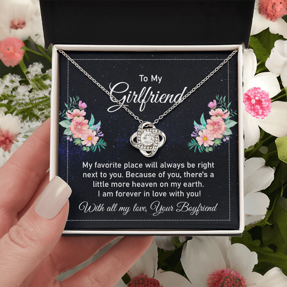 Boyfriend And Girlfriend Gift Jewelry, To My Girlfriend Necklace From Boyfriend