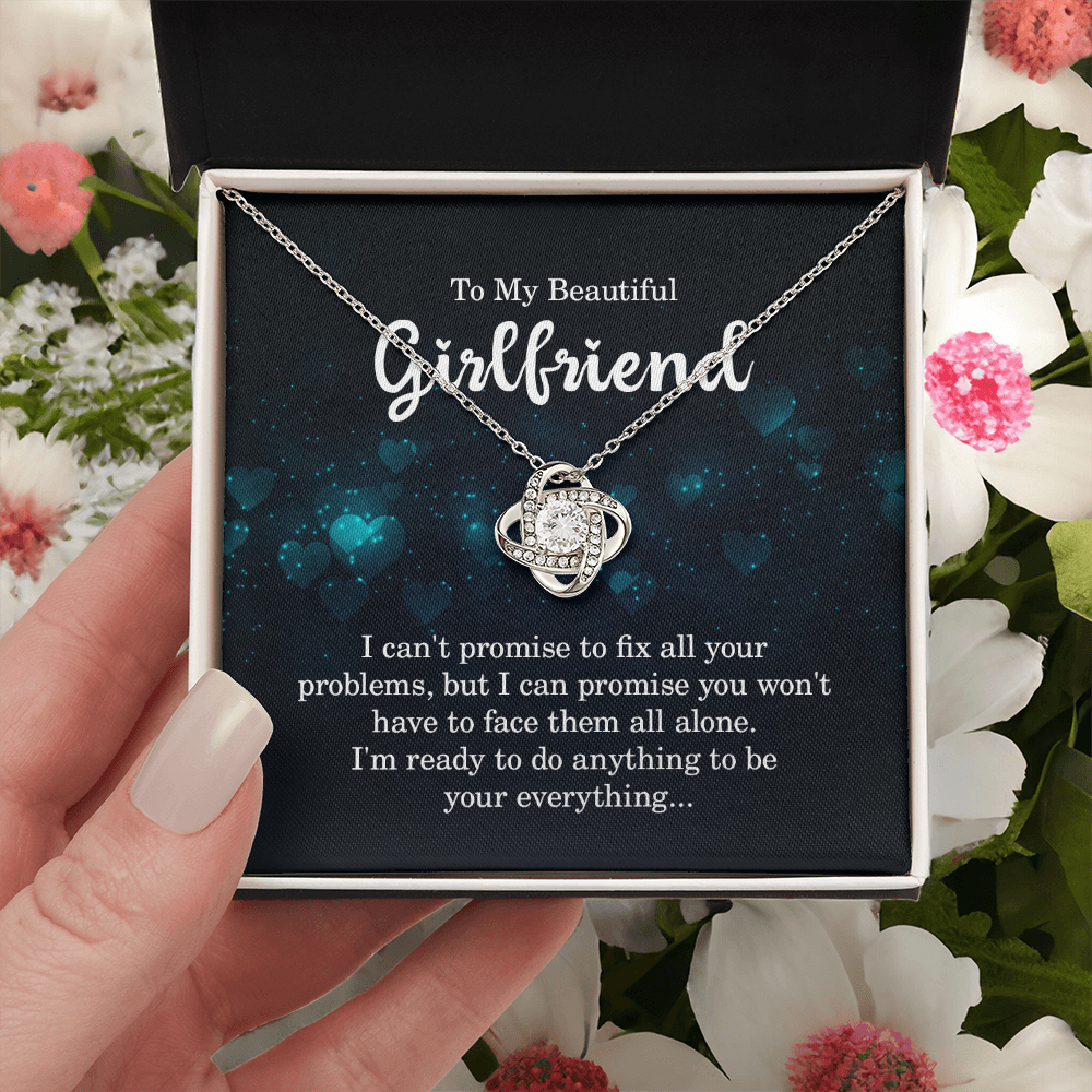 To My Beautiful Girlfriend Necklace From Boyfriend, Men Girlfriend Gift Necklace