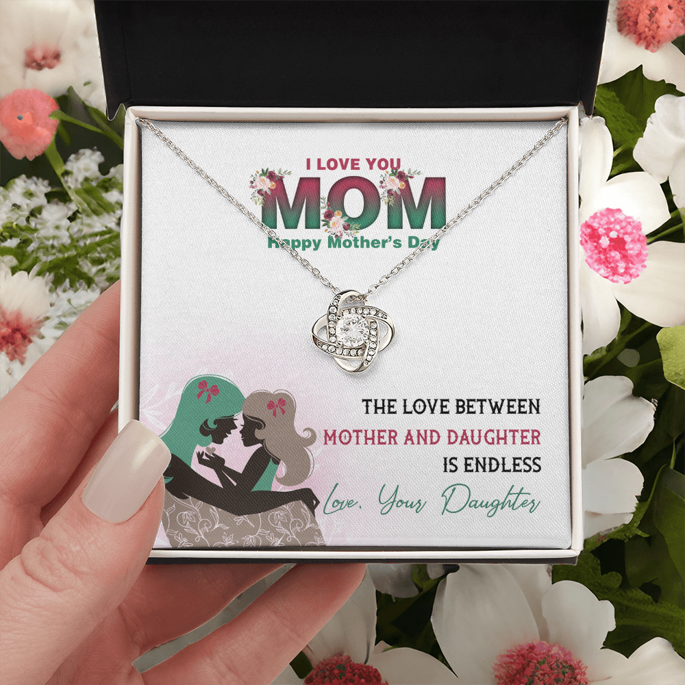 I love you Mom Gifts, Mother's Day Necklace Gift, To My Mom Necklace From Daughter, Daughter To Mom Gift