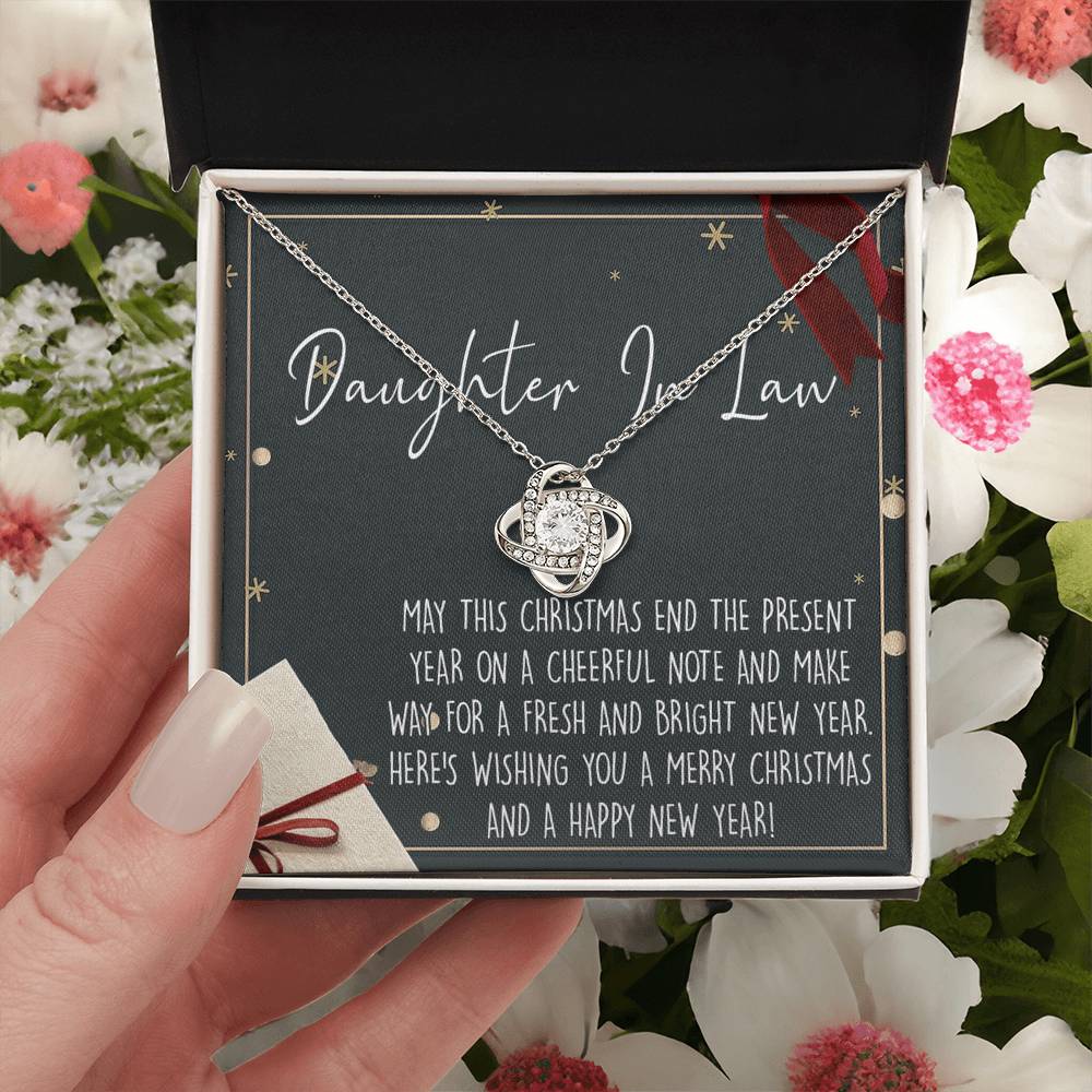 Christmas Jewelry for Girls Daughter in Law Gift Necklace, Daughter in Law Jewelry, Xmas Holiday Gift for Daughter in Law, Son's Gift, Daughter in Law Gift, Necklace From Daughter In Law